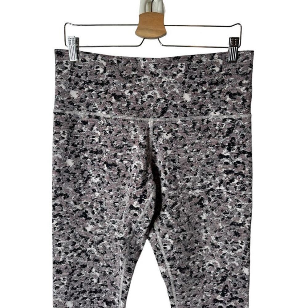 Athleta 1X Elation Textured 7/8 Tight Meadow Decadent Chocolate Crop Legging - Picture 3 of 8